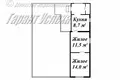 2 room apartment 43 m² Brest, Belarus