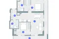 Квартира 3 комнаты 56 м² Адлиа, Грузия