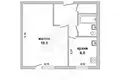 Wohnung 1 zimmer 33 m² Brest, Belarus