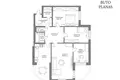 4 room apartment 82 m² Vilnius, Lithuania