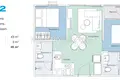 Wohnung 2 Schlafzimmer 46 m² Choeng Thale, Thailand