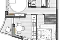 Квартира 2 комнаты 45 м² Минск, Беларусь