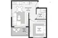 Mieszkanie 1 pokój 43 m² Gazipasa, Turcja