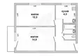 Apartamento 2 habitaciones 40 m² Brest, Belarús