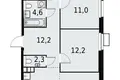 Квартира 4 комнаты 92 м² Юго-Западный административный округ, Россия