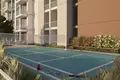  New residence Albero with a swimming pool, a garden and a wellness center, Liwan, Dubai, UAE