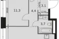 Wohnung 3 zimmer 67 m² Moskau, Russland
