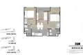 Mieszkanie 2 pokoi 52 m² ban ket ho, Tajlandia