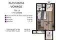 1 bedroom apartment 75 m² Mersin, Turkey