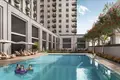 Complexe résidentiel New Odessa Residence with a swimming pool, tennis courts and lounge areas 5 minutes away from the park, Town Square, Dubai, UAE