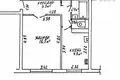 Wohnung 1 zimmer 34 m² Maladsetschna, Belarus
