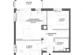 2 bedroom apartment 58 m² Gdansk, Poland