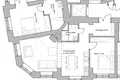 Wohnung 2 zimmer 57 m² Riga, Lettland