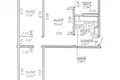 Квартира 3 комнаты 58 м² Минск, Беларусь
