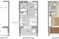 1 room apartment 32 m² Minsk, Belarus