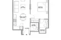 Mieszkanie 4 pokoi 70 m² Emiraty Arabskie, Emiraty Arabskie