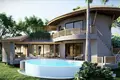 Complejo residencial Complex of villas with swimming pools and gardens near the beach, Samui, Thailand