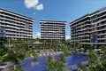  New residence with swimming pools, an aquapark and a private beach at 580 meters from the sea, Alanya, Turkey