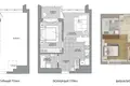 Квартира 1 комната 44 м² Минск, Беларусь