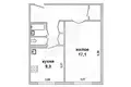 Квартира 1 комната 42 м² Брест, Беларусь