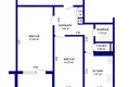 2 room apartment 49 m² Minsk, Belarus