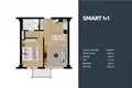 Mieszkanie 2 pokoi 55 m² Nilufer, Turcja