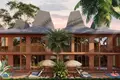 Kompleks mieszkalny Complex of apartments and townhouses with swimming pools and green landscape, Ubud, Bali, Indonesia