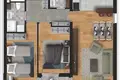 Apartamento 2 habitaciones 71 m² Podgorica, Montenegro