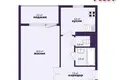 Appartement 1 chambre 38 m² Minsk, Bélarus