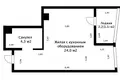 Wohnung 1 zimmer 31 m² Minsk, Weißrussland