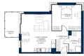 Квартира 3 комнаты 55 м² Wislinka, Польша