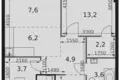 Mieszkanie 2 pokoi 46 m² Moskwa, Rosja