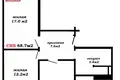 Appartement 3 chambres 66 m² Minsk, Bélarus