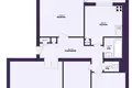 4 room apartment 83 m² Akciabrski, Belarus