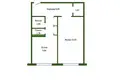 1 room apartment 41 m² Baranavichy, Belarus