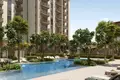 Complejo residencial New residence Riwa at MJL with a panoramic view in the exclusive green area of Umm Suqeim, Dubai, UAE
