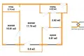 2 room apartment 45 m² Minsk, Belarus