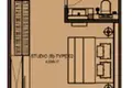 Studio apartment 44 m² Dubai, United Arab Emirates