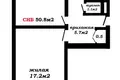 Wohnung 2 zimmer 50 m² Minsk, Belarus