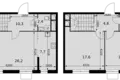 Apartamento 3 habitaciones 89 m² Razvilka, Rusia