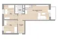 3 room apartment 61 m² Krakow, Poland