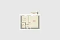 Wohnung 1 zimmer 21 m² Minsk, Belarus