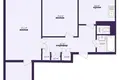 3 room apartment 63 m² Salihorsk, Belarus