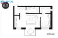 3 room apartment 61 m² Vilnius, Lithuania