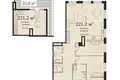 4 room apartment 221 m² Central Federal District, Russia