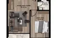 Квартира 2 комнаты 60 м² Elvanli, Турция