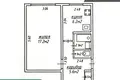1 room apartment 33 m² Minsk, Belarus