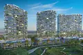 Residential complex New tower in the premium Golf Greens project with golf islands, infinity pools and an expansive green space, DAMAC Hills, Dubai, UAE