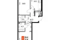 2 room apartment 72 m² North-Western Administrative Okrug, Russia