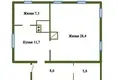 Casa 62 m² Milavidy, Belarús
